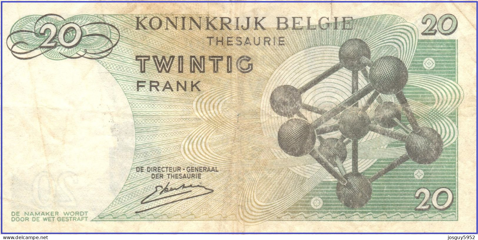 BELGIE - 20 FR 1964 - Nr 3S6729043 - Other & Unclassified