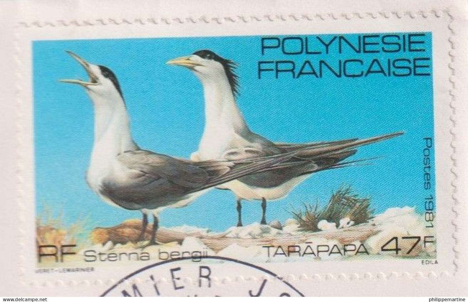 Polynésie Française 1981 - YT 168 (o) Sur Fragment - Gebruikt