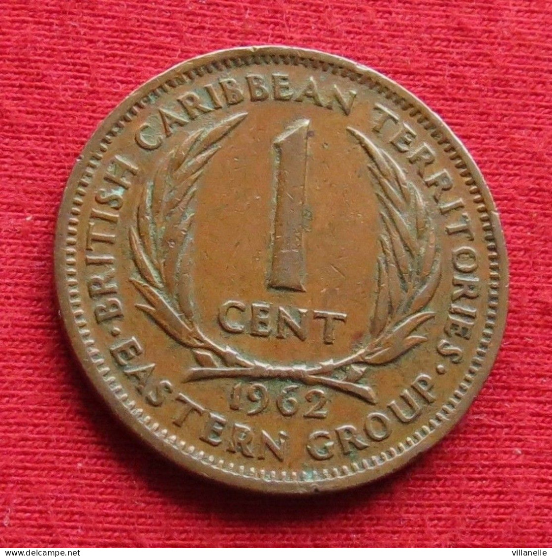 East Caribbean States 1 Cent 1962 KM# 2 *VT British Caribbean Territories Caraibas Caraibes Orientales Eastern - British Caribbean Territories