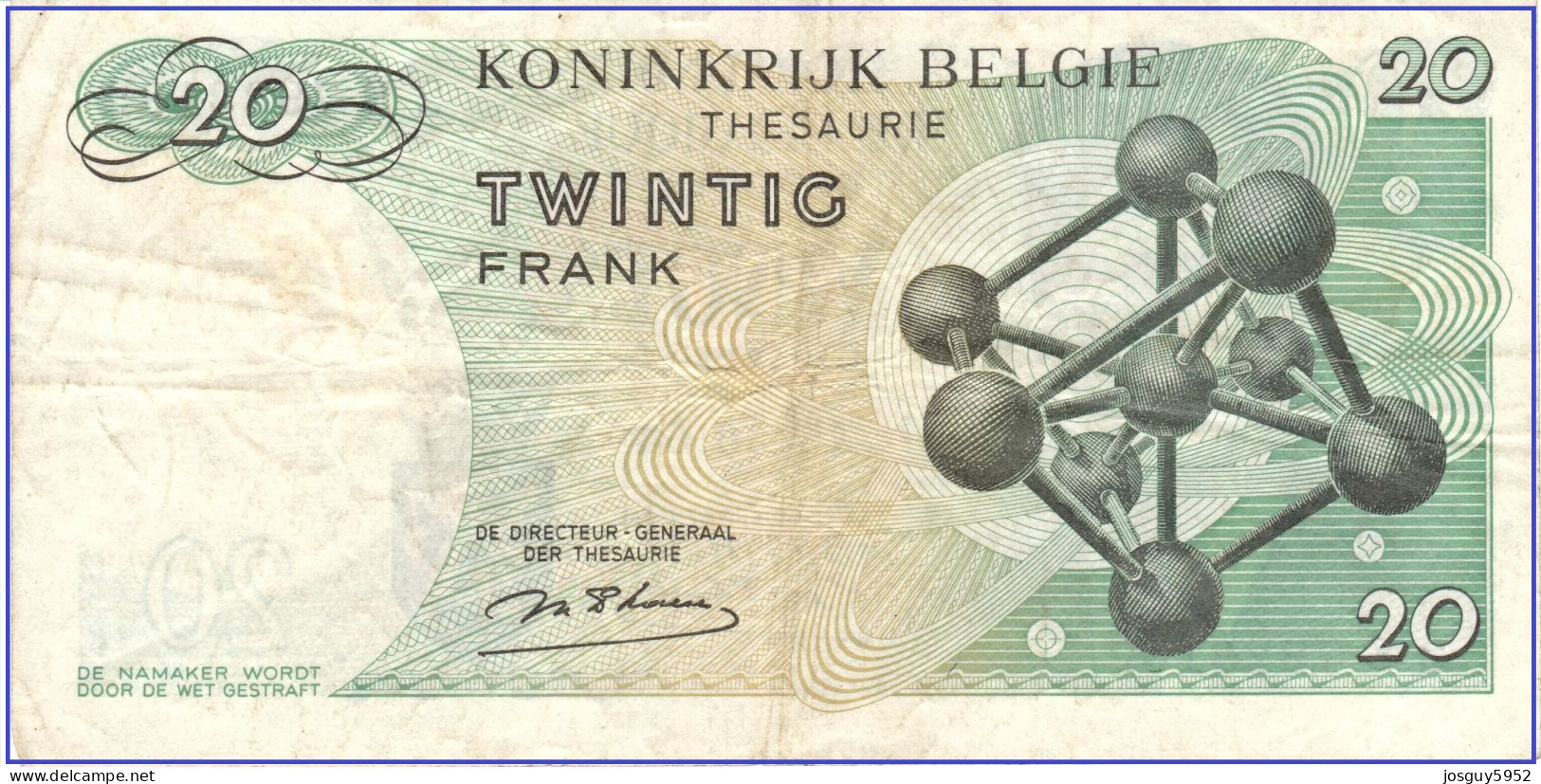 BELGIE - 20 FR 1964 - Nr 2S7923182 - Other & Unclassified