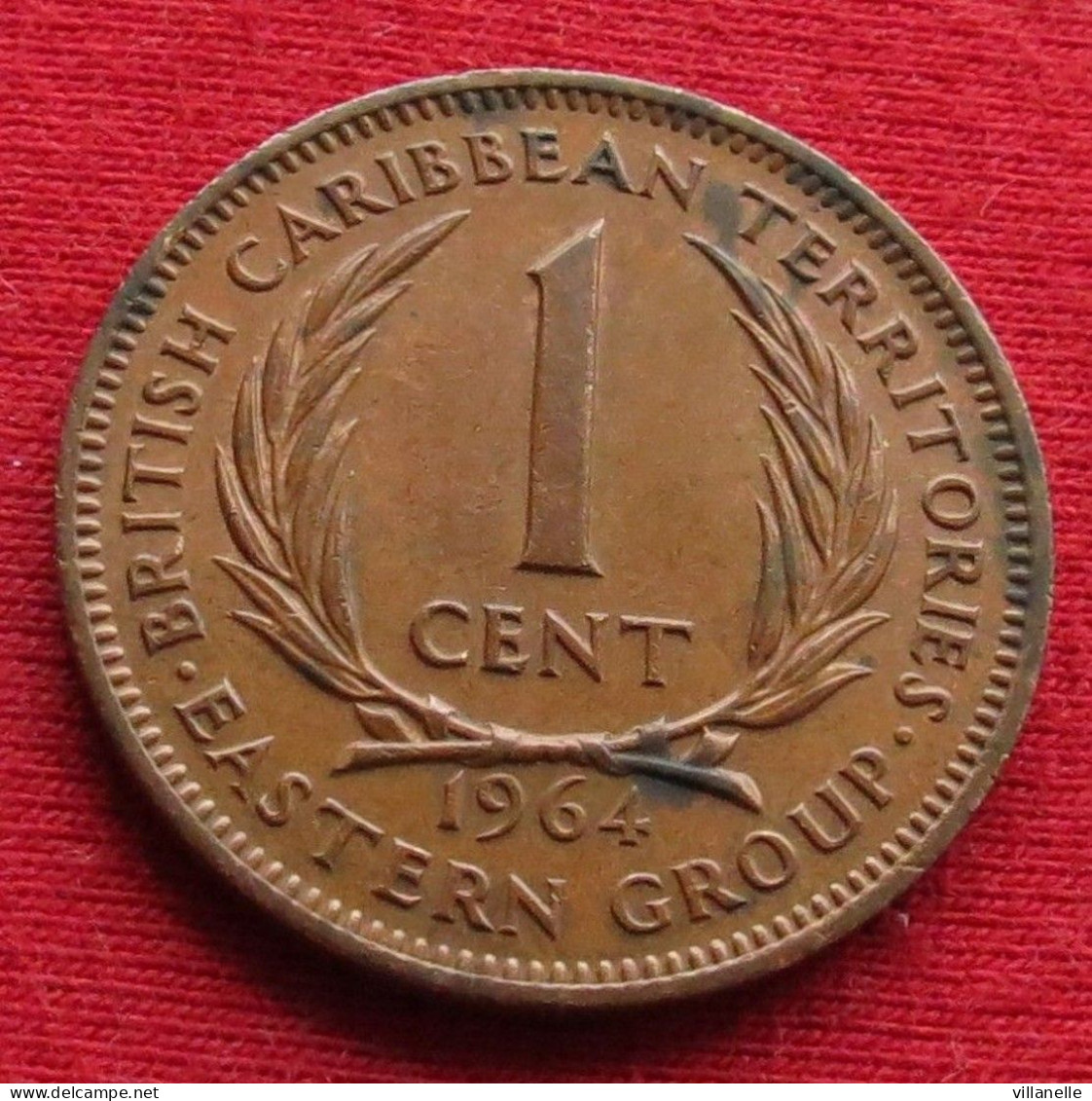 British Caribbean Territories 1 Cent 1964 KM# 2 *VT Caraibas Caraibes Orientales Eastern - Britse Caribische Gebieden