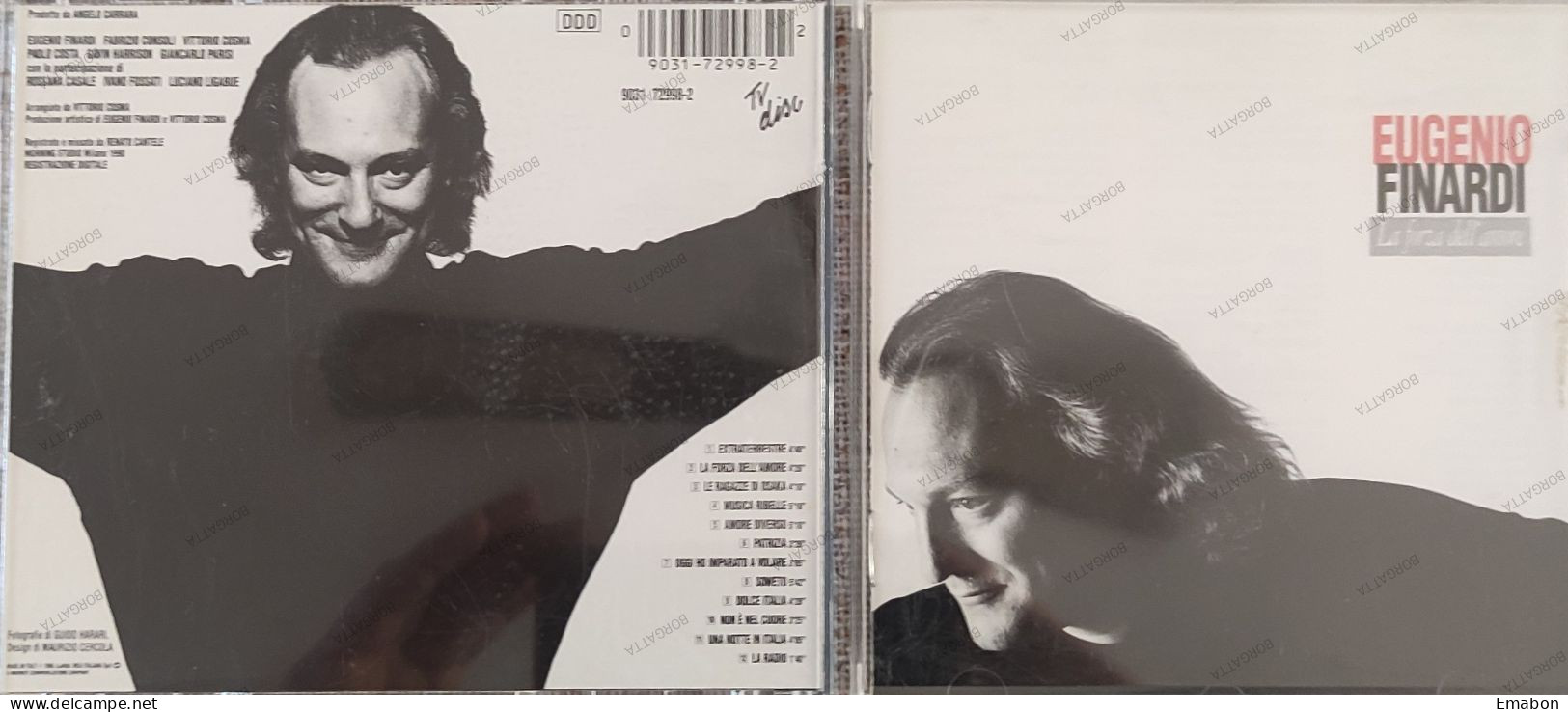 BORGATTA - ITALIANA - Cd  EUGENIO FINARDI - LA FORZA DELL' AMORE - WEA 1990 -  USATO In Buono Stato - Andere - Italiaans