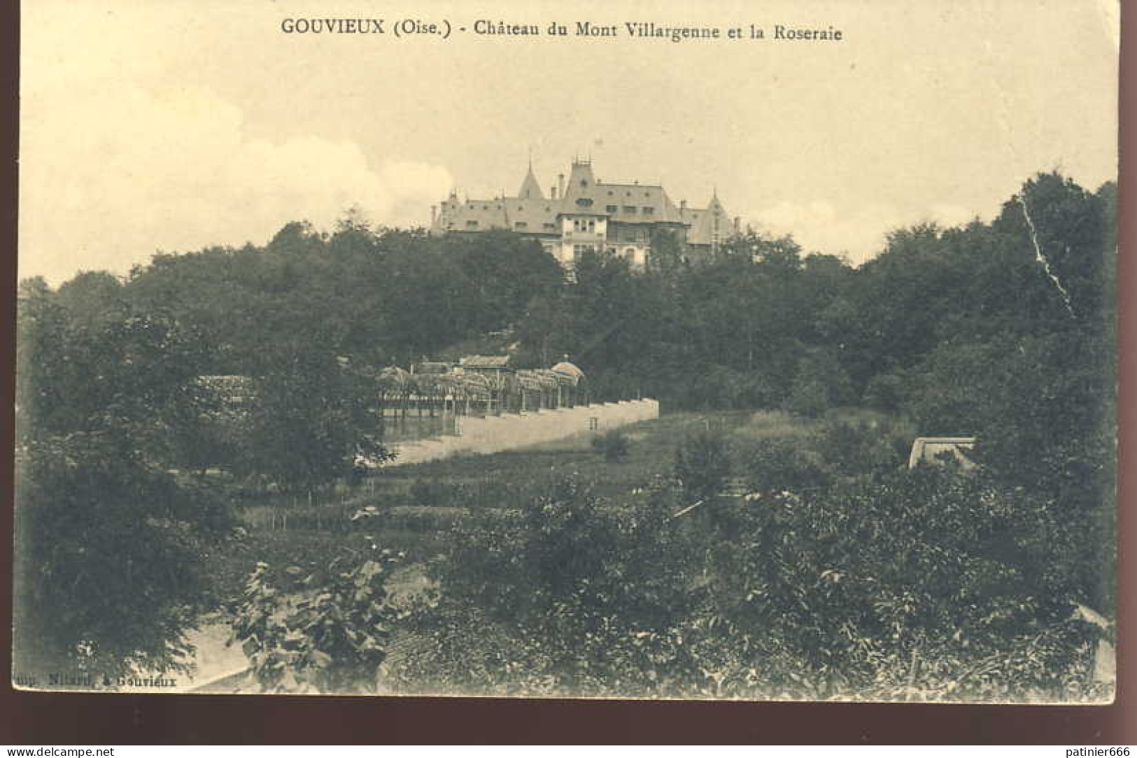 Gouviux Chateau Du Mont Villargenne Et La Roserais - Gouvieux
