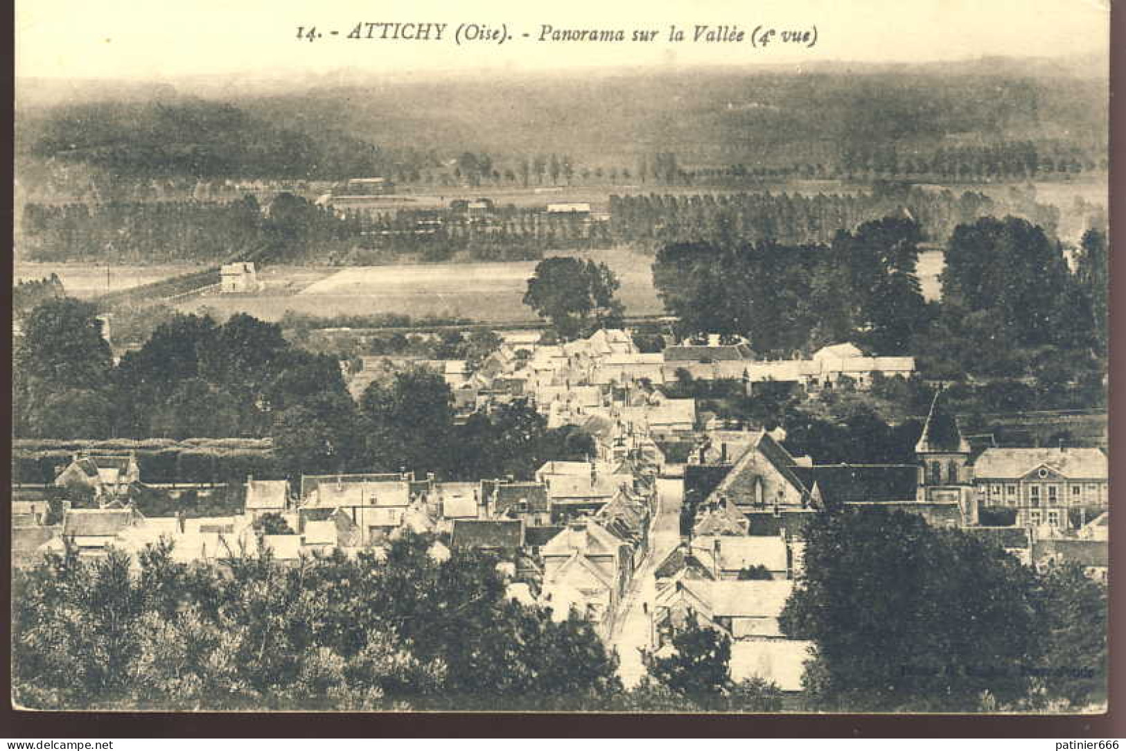 Attichy Panorama Sur La Vallee - Attichy