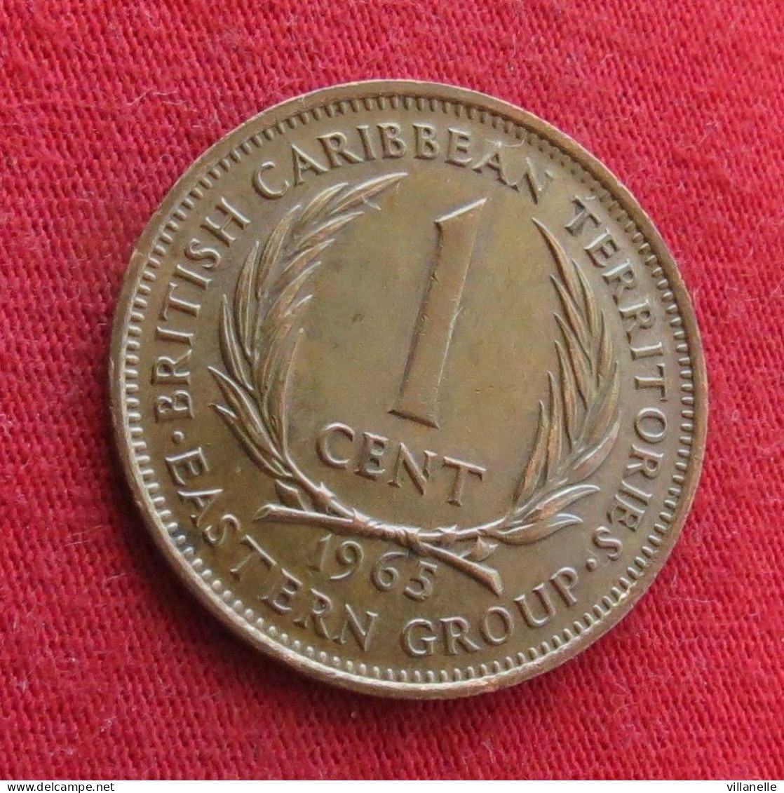 East Caribbean States 1 Cent 1965 KM# 2 *V2T British Caribbean Territories Caraibas Caraibes Orientales Eastern - Britse-karibisher Territorien