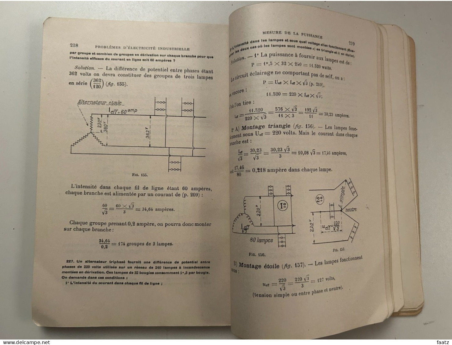 Electricité Industrielle - Problèmes De F Harang Ed Dunod, 1943 - 18 Ans Et Plus