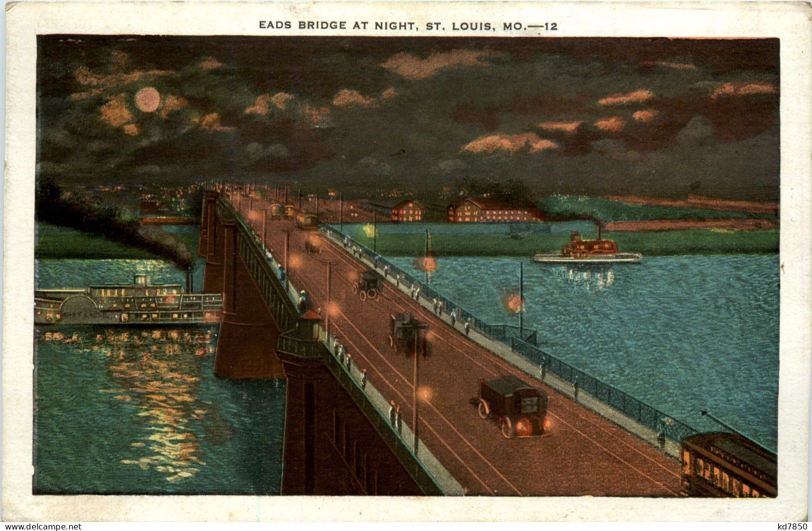 St. Louis - Eads Bridge At Night - St Louis – Missouri