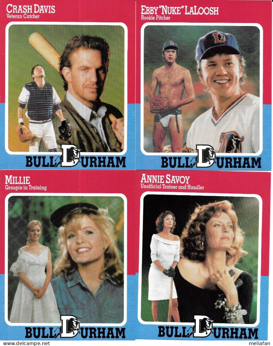 BC99 - BULL DURHAM - KEVIN COSTNER - SUSAN SARANDON - TIM ROBBINS - JENNY ROBERTSON - Publicidad