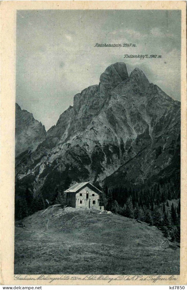 Gesäuse, Mödlinger Hütte Mit Reichenstein Und Todtenköpfl - Gesäuse