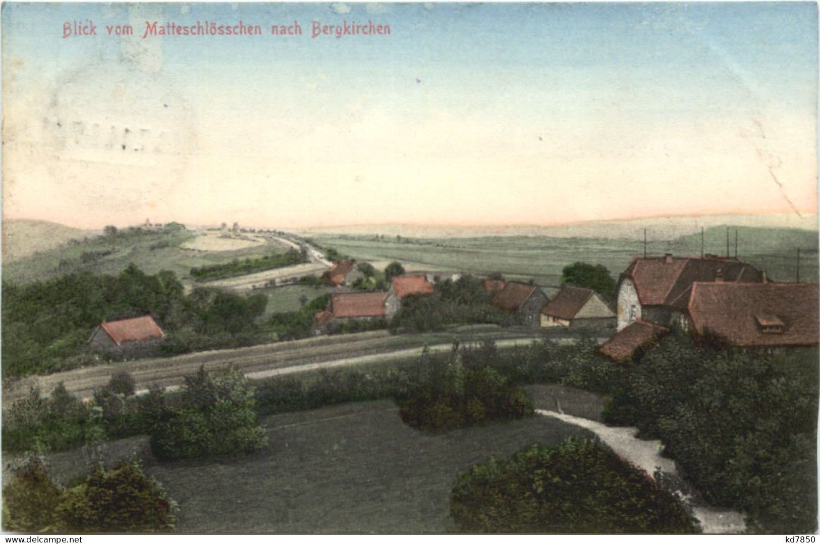 Blick Vom Matteschlösschen Nach Bergkirchen - Wölpinghausen - Schaumburg