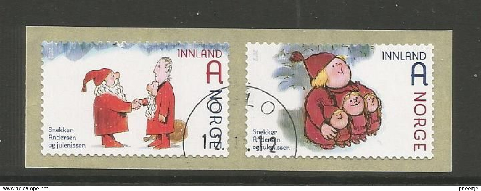 Norway 2012 Christmas Pair Y.T. 1749/1750 (0) - Used Stamps