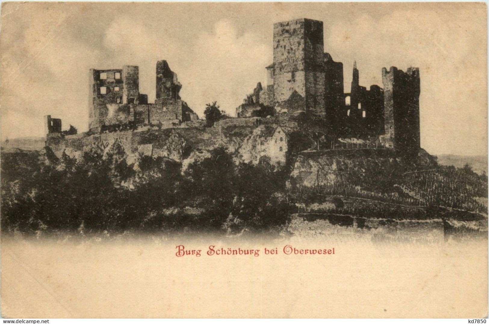Burg Schönburg Bei Oberwesel - Oberwesel