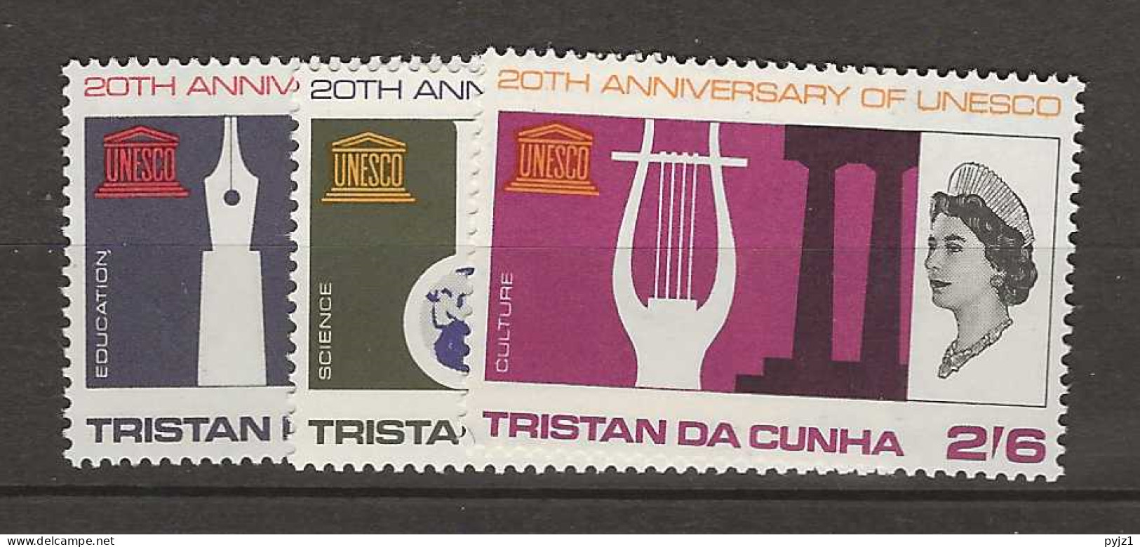 1966 MNH Tristan Da Cunha Mi 104-06 Postfris** - Tristan Da Cunha