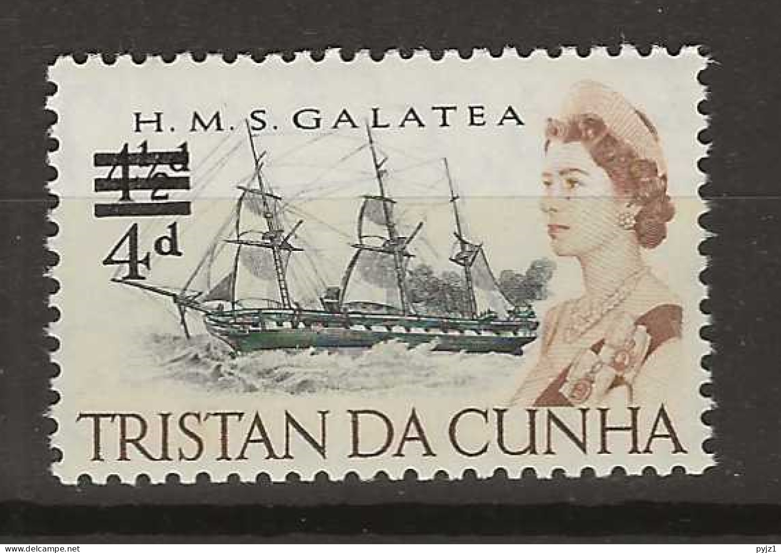 1967 MNH Tristan Da Cunha Mi 111 Postfris** - Tristan Da Cunha