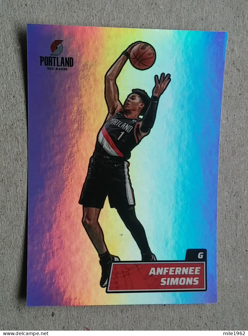 ST 53 - NBA Basketball 2022-23, Sticker, Autocollant, PANINI, No 434 Anfernee Simons Portland Trailblazers - 2000-Nu