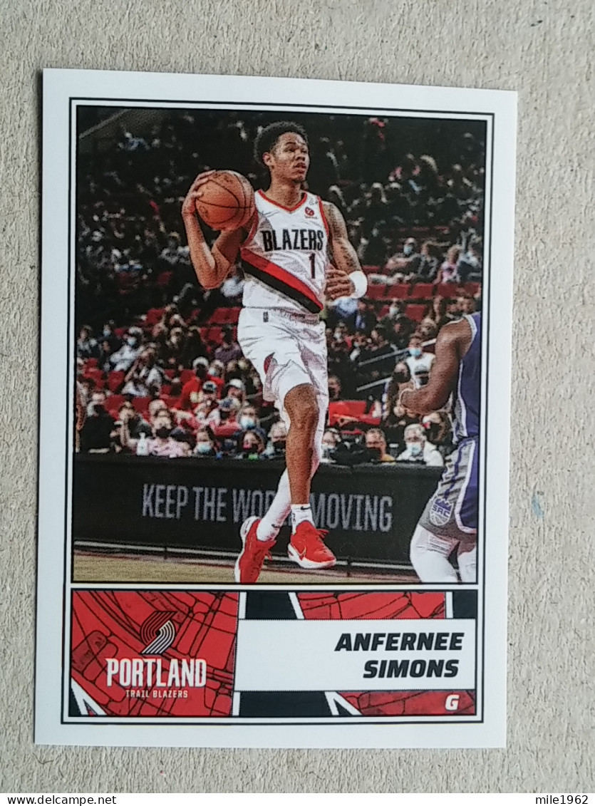 ST 53 - NBA Basketball 2022-23, Sticker, Autocollant, PANINI, No 441 Anfernee Simons Portland Trailblazers - 2000-Now