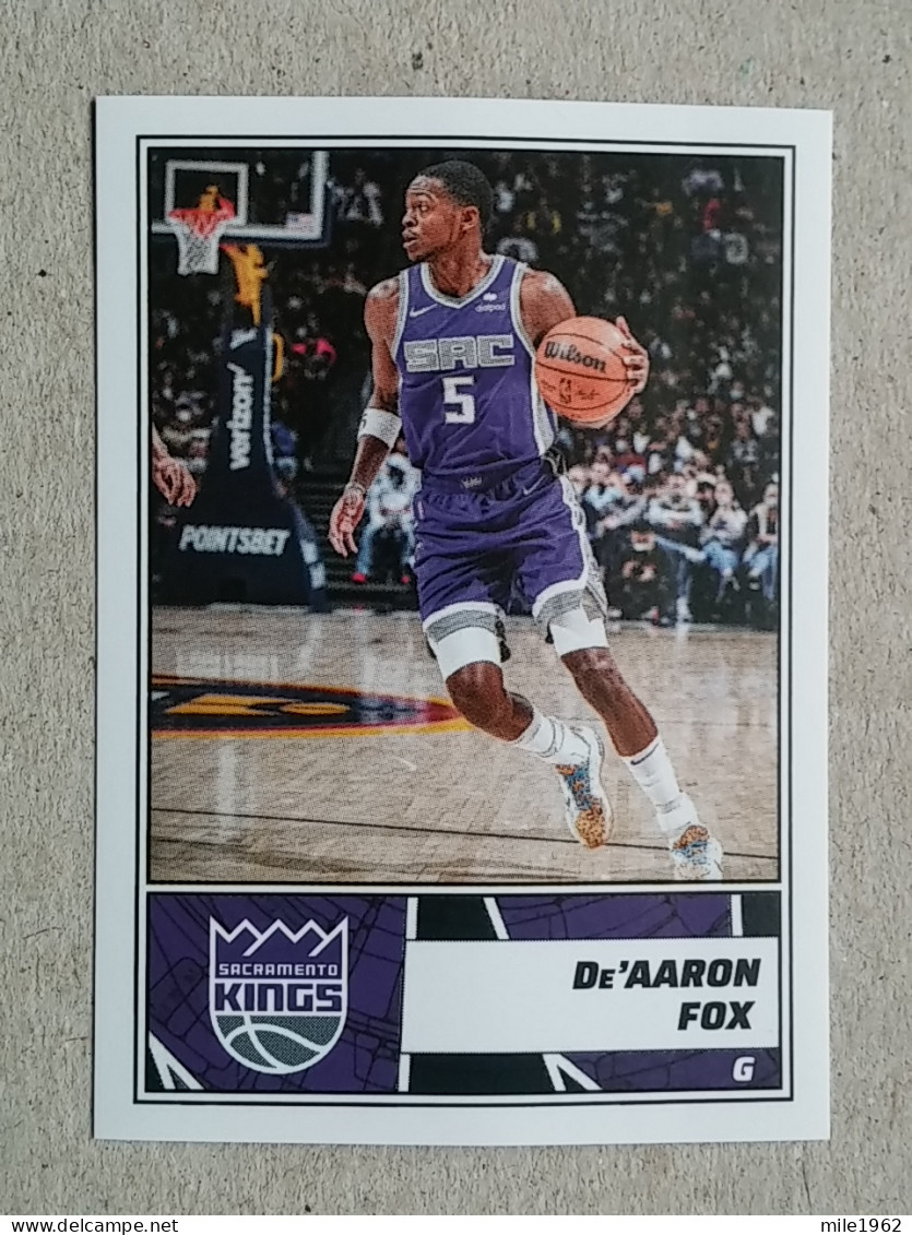 ST 53 - NBA Basketball 2022-23, Sticker, Autocollant, PANINI, No 453 De'Aaron Fox Sacramento Kings - 2000-Aujourd'hui