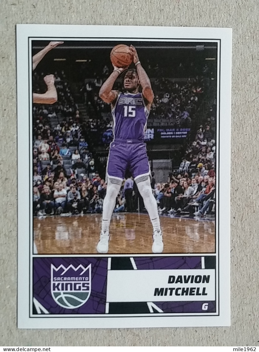 ST 53 - NBA Basketball 2022-23, Sticker, Autocollant, PANINI, No 455 Davion Mitchell Sacramento Kings - 2000-Aujourd'hui