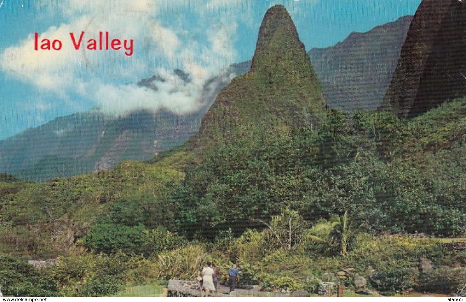 Iao Valley, Island Of Maui, Hawaii, C1960s Vintage Postcard - Maui