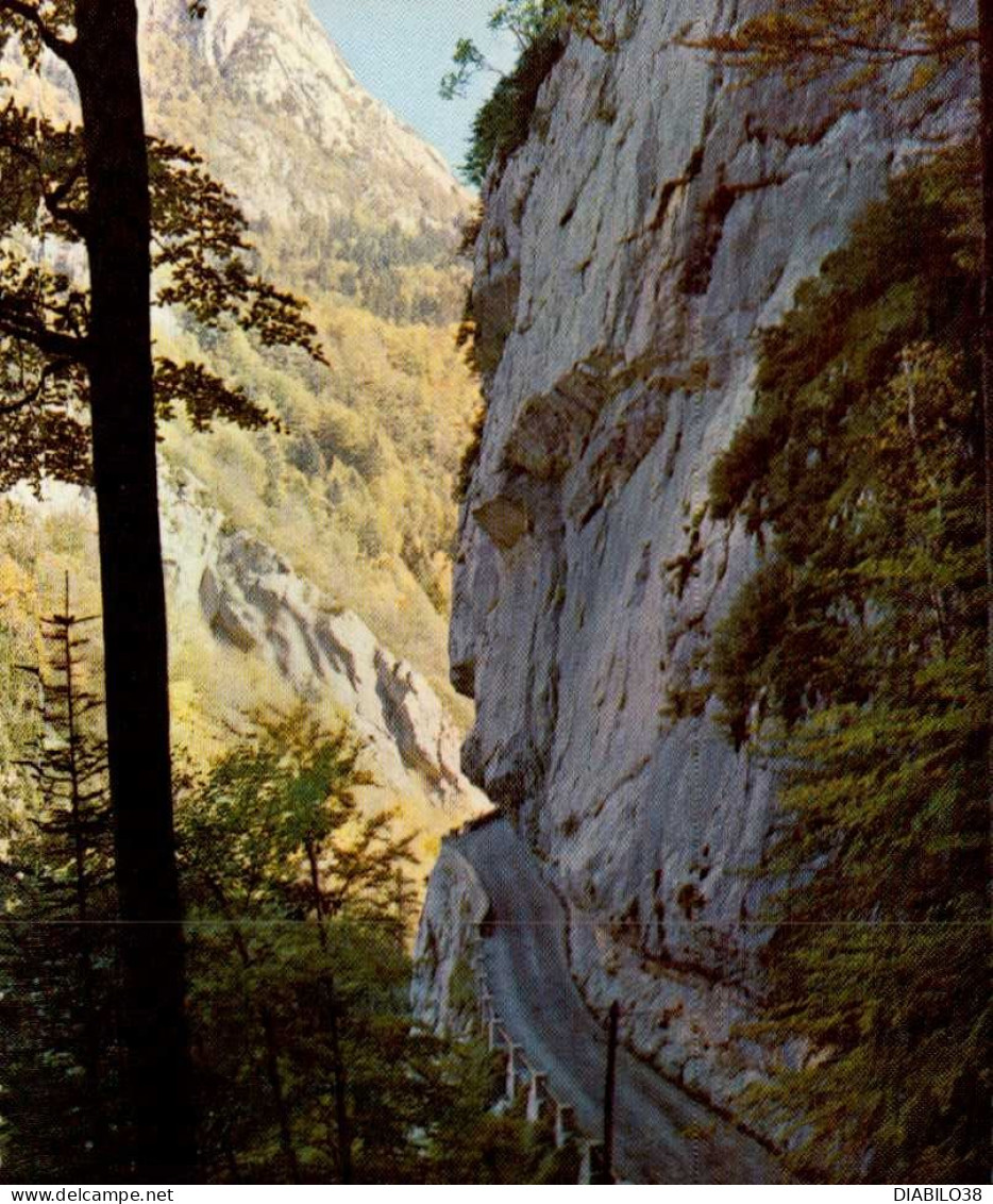 SUR UNE ROUTE DES ALPES  . . . VERTIGES - Rhône-Alpes