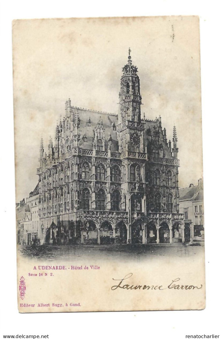 Hôtel De Ville.Expédié à Tournai. - Oudenaarde