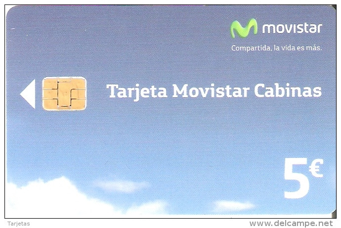 B-160 TARJETA DE MOVISTAR CABINAS DE 5 EUROS DE FECHA 01/13 - Emissions Basiques