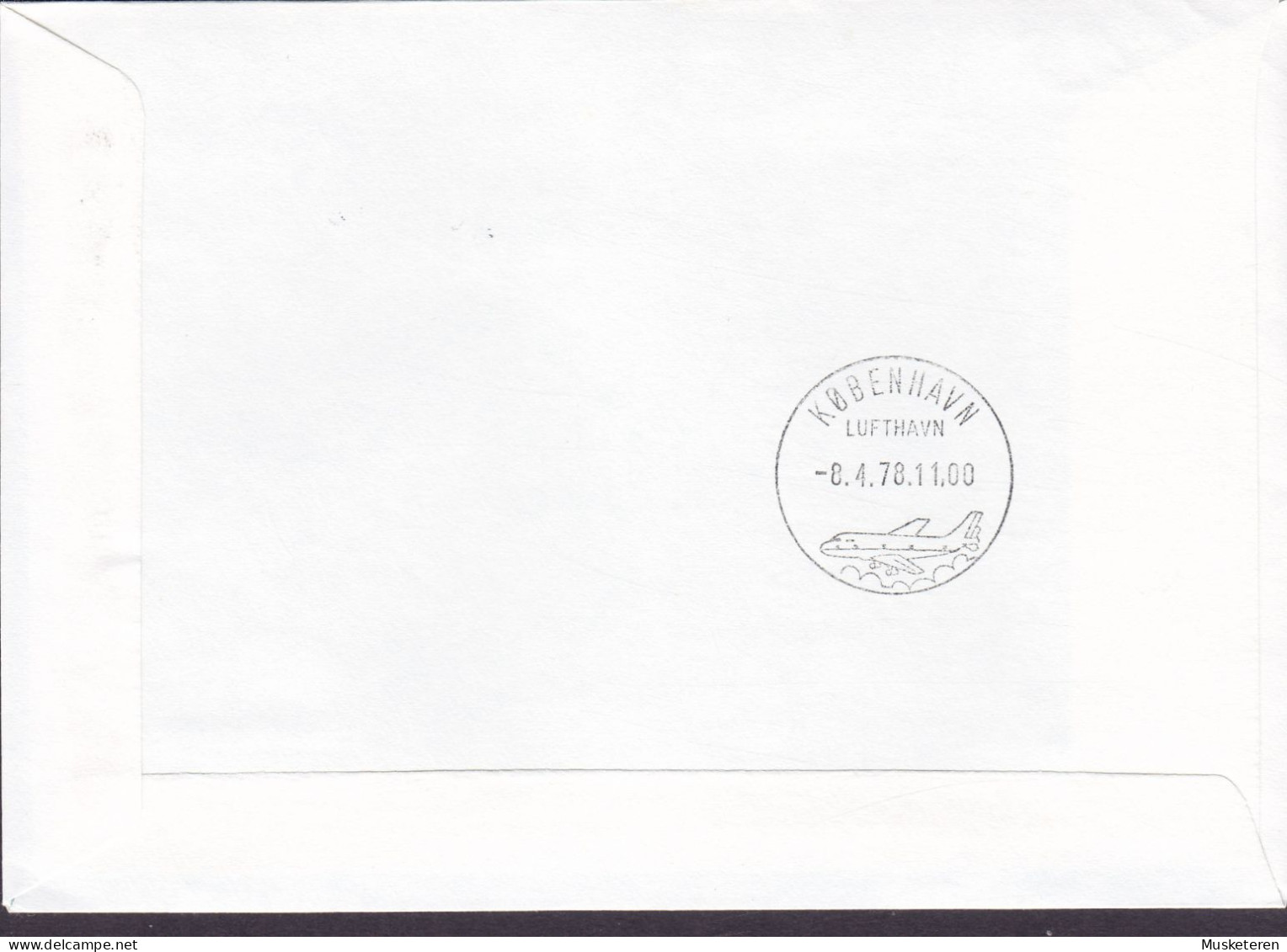 Canada First SAS Cargo B-747/Combi Flight MONTREAL-COPENHAGEN 1978 Cover Brief Lettre - Primi Voli