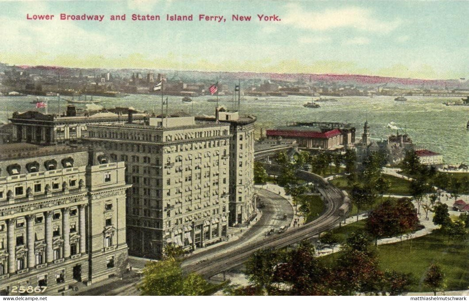 USA - New York – Verschiedene Straßen, Gebäude und Brücken – viele um 1910 - Postkarten (Sammlung von 89)