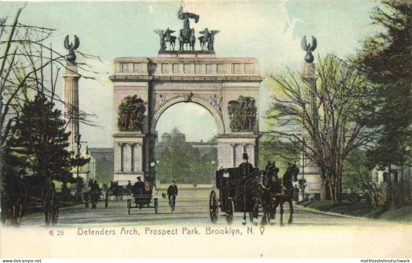 USA - New York – Verschiedene Straßen, Gebäude und Brücken – viele um 1910 - Postkarten (Sammlung von 89)