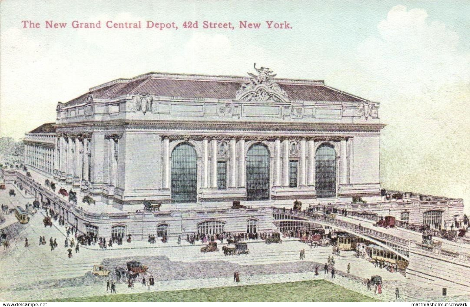 USA - New York – Verschiedene Straßen, Gebäude und Brücken – viele um 1910 - Postkarten (Sammlung von 89)