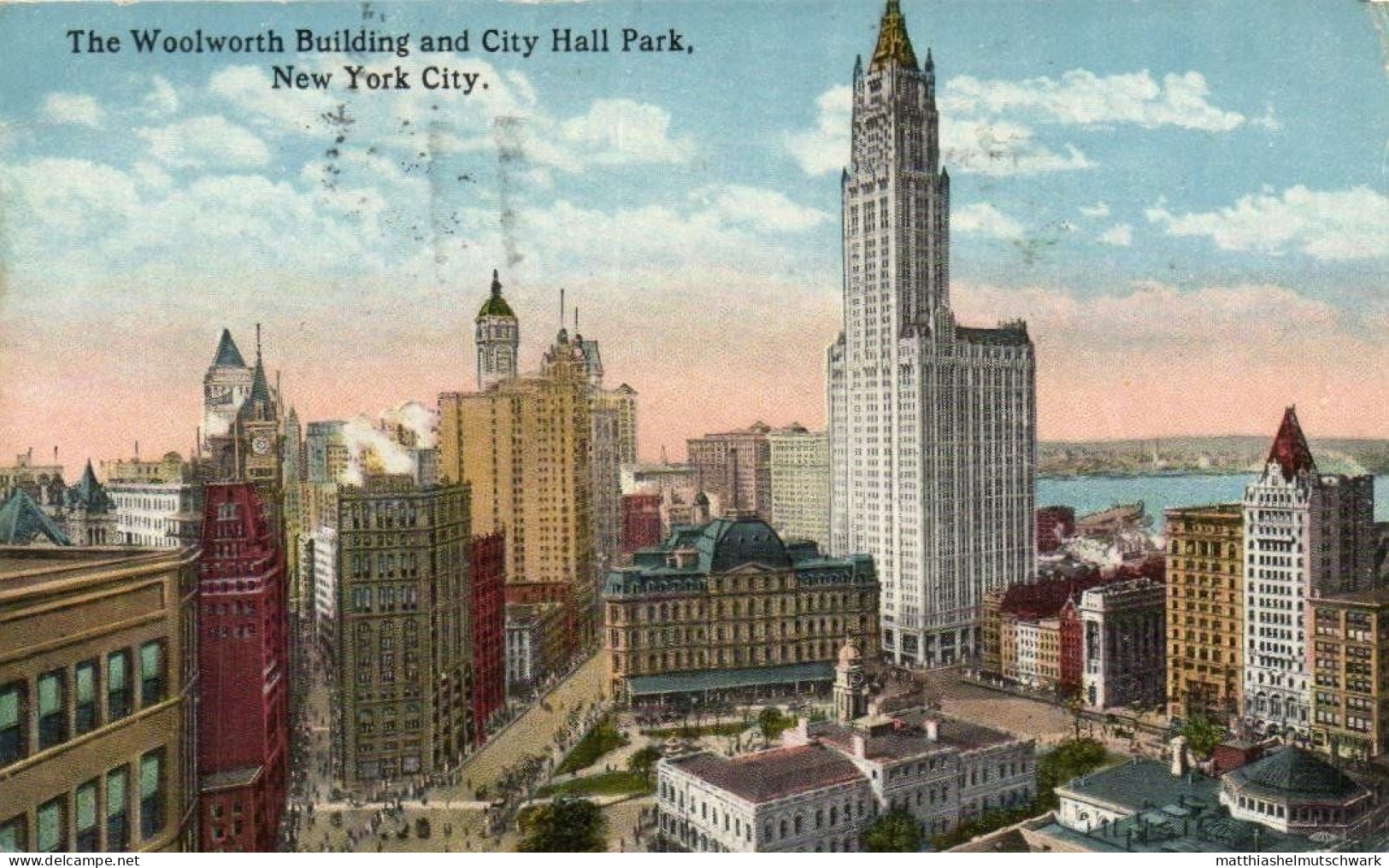 USA - New York – Verschiedene Straßen, Gebäude und Brücken – viele um 1910 - Postkarten (Sammlung von 89)