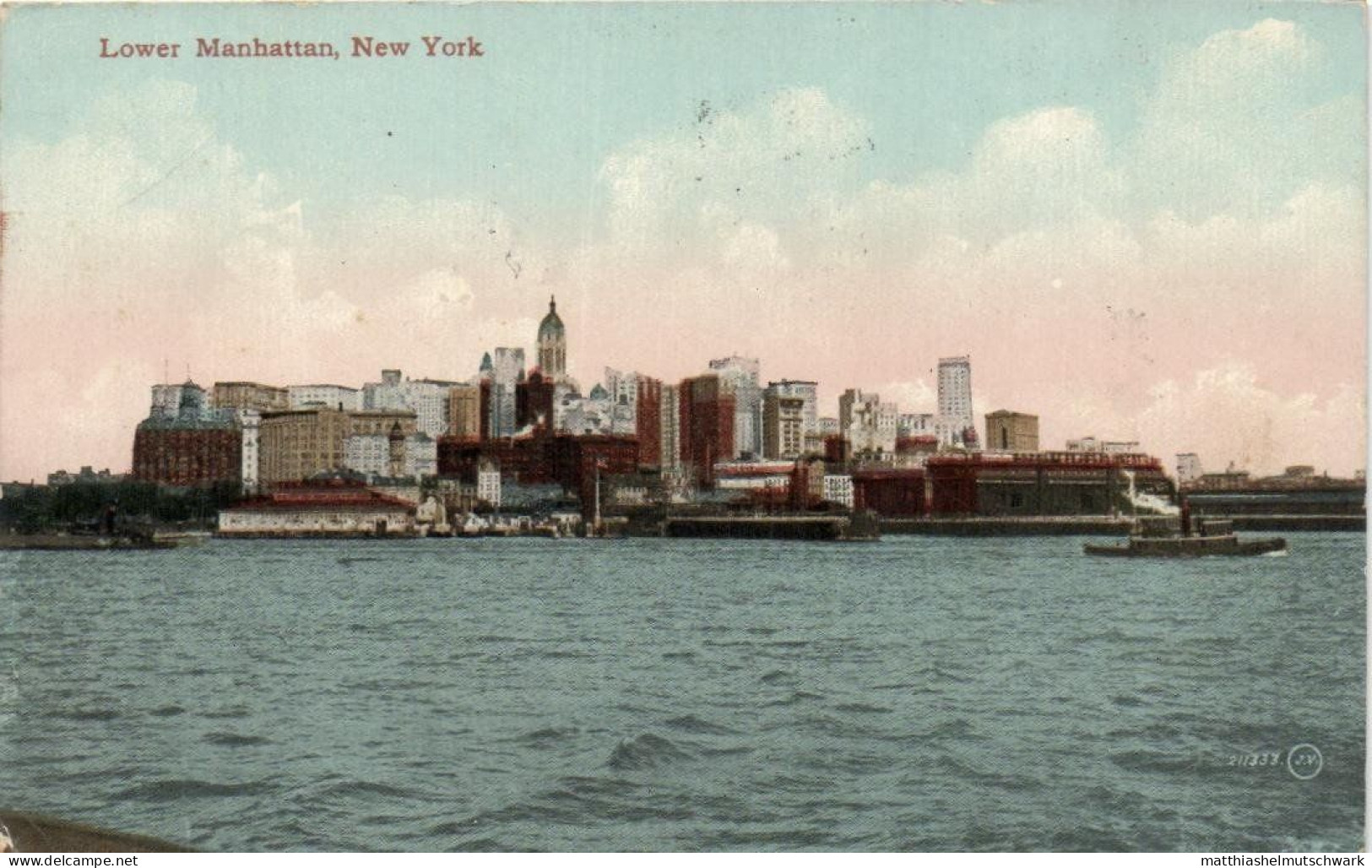 USA - New York – Verschiedene Straßen, Gebäude und Brücken – viele um 1910 - Postkarten (Sammlung von 89)