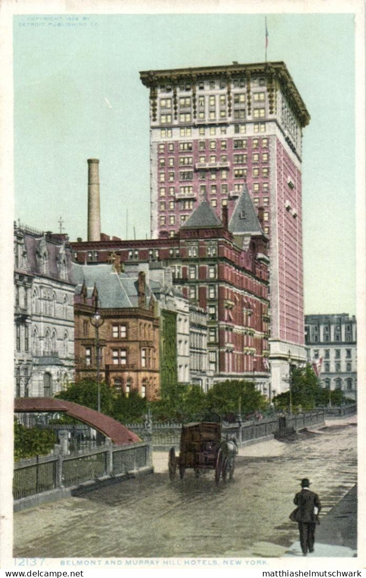 USA - New York – Verschiedene Straßen, Gebäude und Brücken – viele um 1910 - Postkarten (Sammlung von 89)