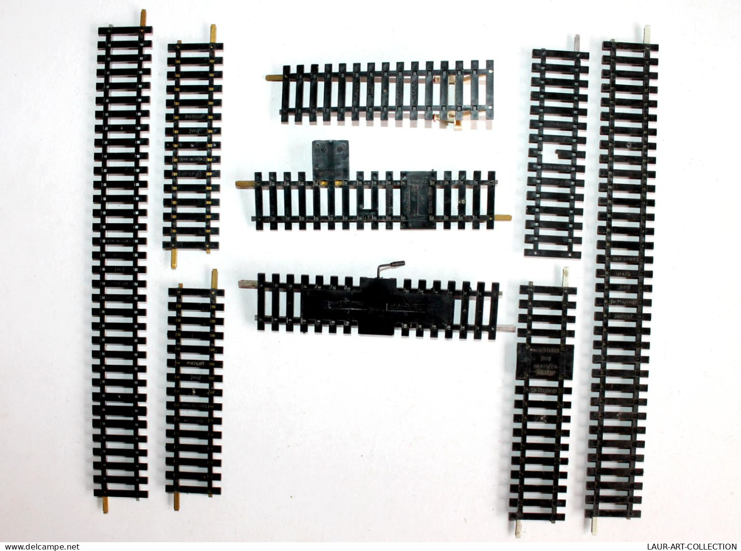 JOUEF HO 9 RAIL 1 BUTOIR, 1 DECROCHAGE, 2 COUPURE 1 PRISE, 5 DROIT N°475, N475/2, MODELISME FERROVIAIRE TRAIN (2105.278) - Binari