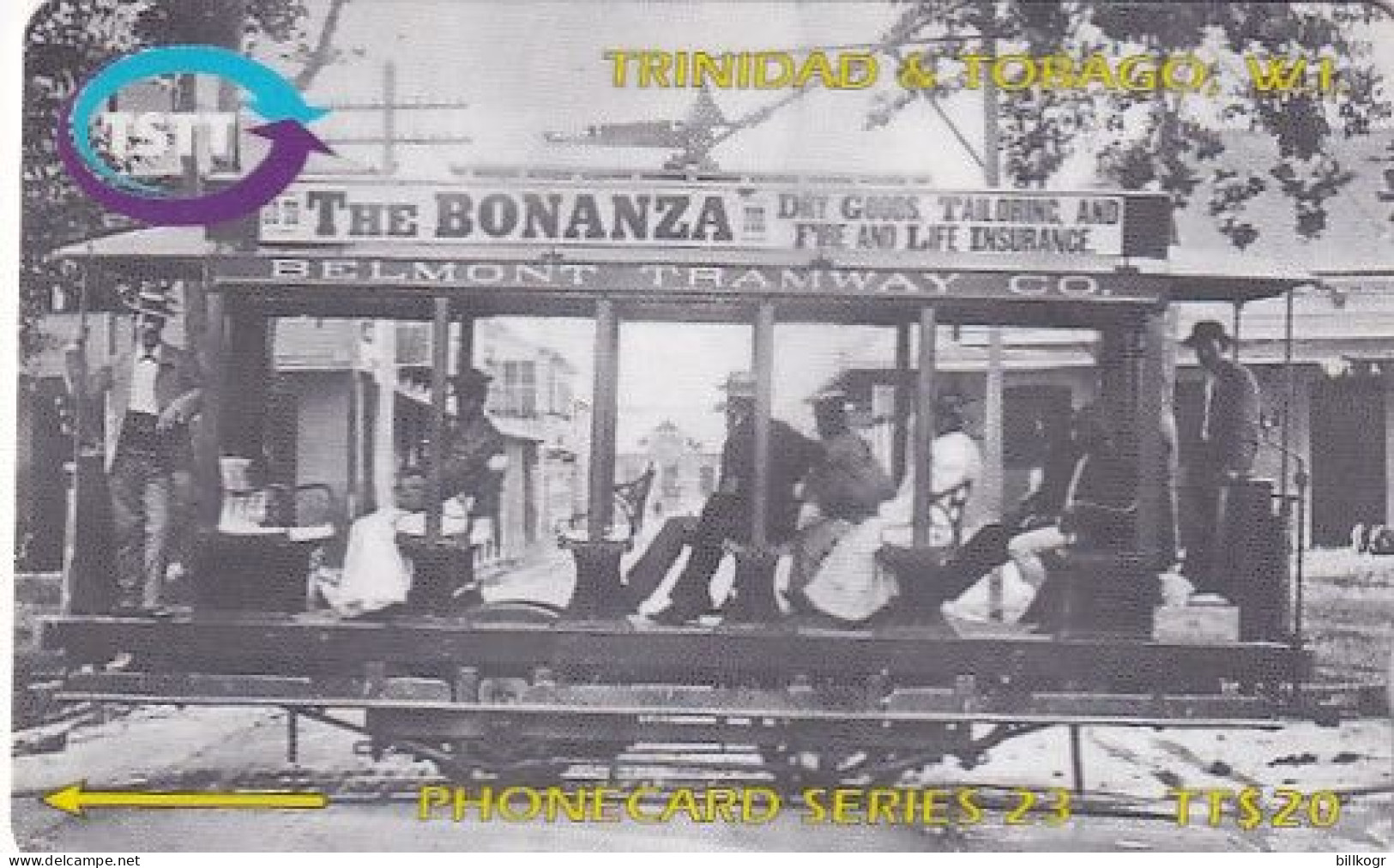 TRINIDAD & TOBAGO(GPT) - The Belmont Tramway, CN : 249CTTB/B, Used - Trinidad En Tobago