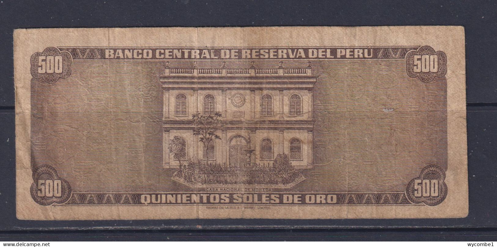 PERU -  1974 500 Soles Circulated  Banknote - Pérou