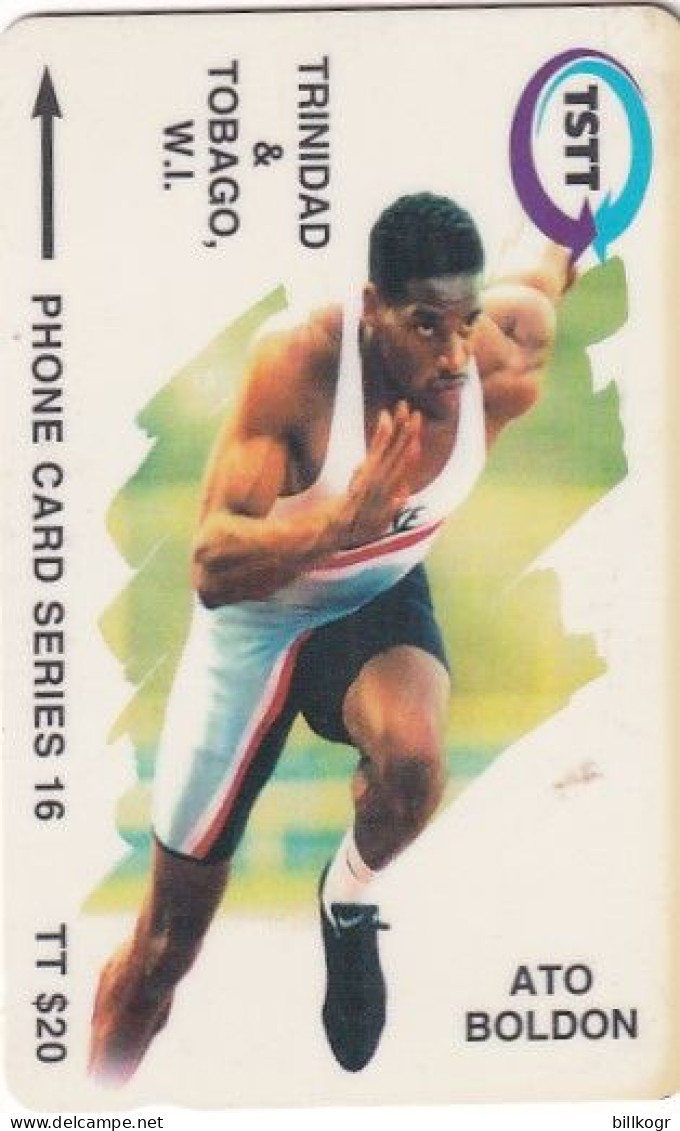 TRINIDAD & TOBAGO(GPT) - Ato Boldon, CN : 179CTTB/B, Used - Trinidad & Tobago