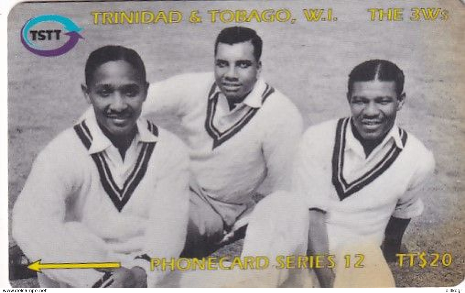 TRINIDAD & TOBAGO(GPT) - Cricket/The 3 W, CN : 118CTTC/B, Used - Trinité & Tobago