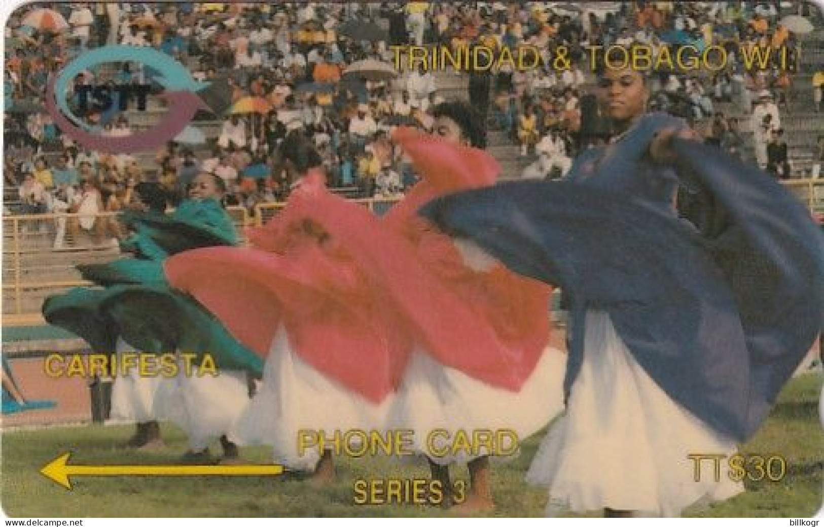 TRINIDAD & TOBAGO(GPT) - Carifesta, CN : 9CTTA/C, Tirage %59394, Used - Trinité & Tobago