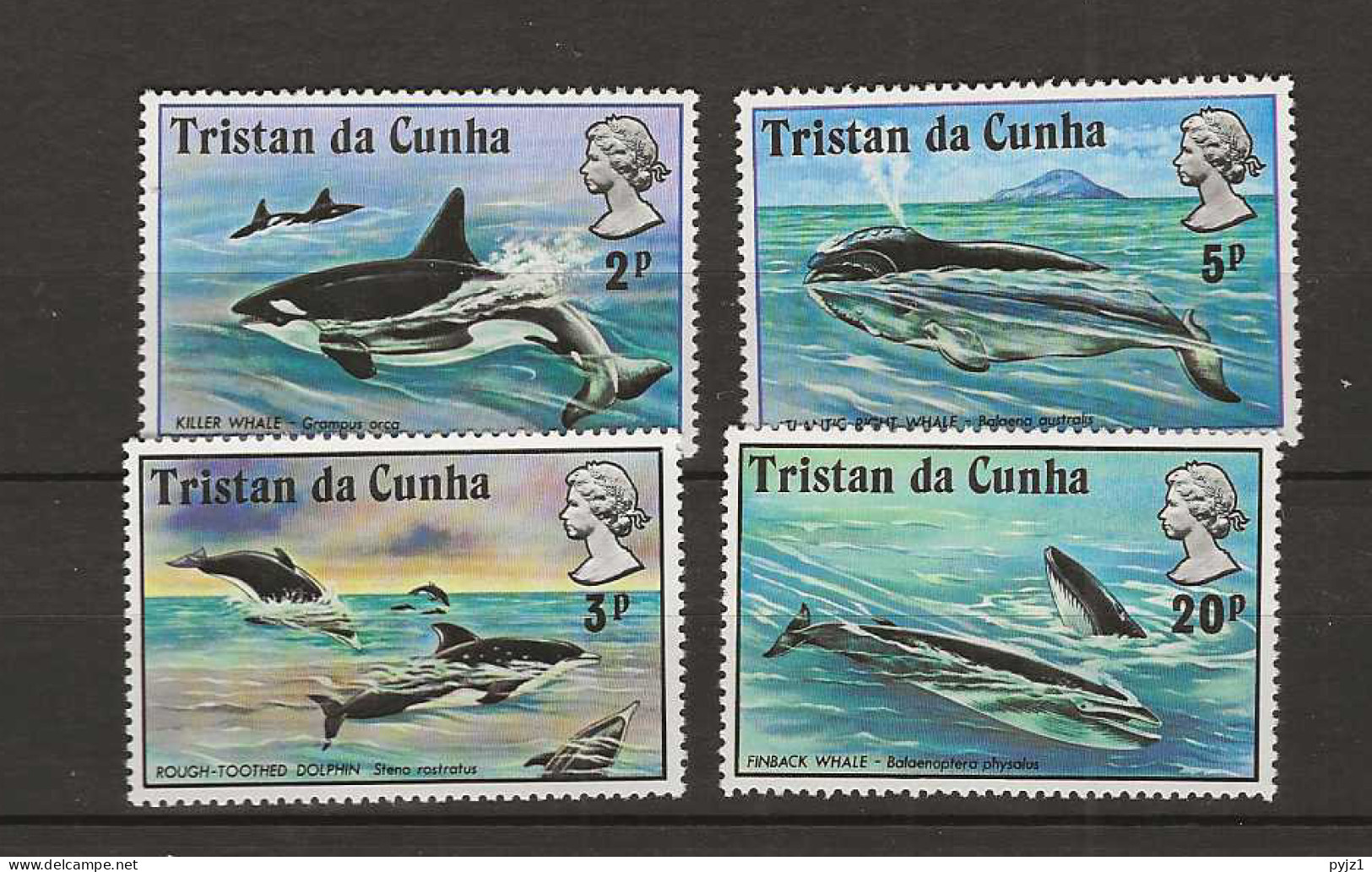 1975 MNH Tristan Da Cunha Mi 202-05 Postfris** - Tristan Da Cunha