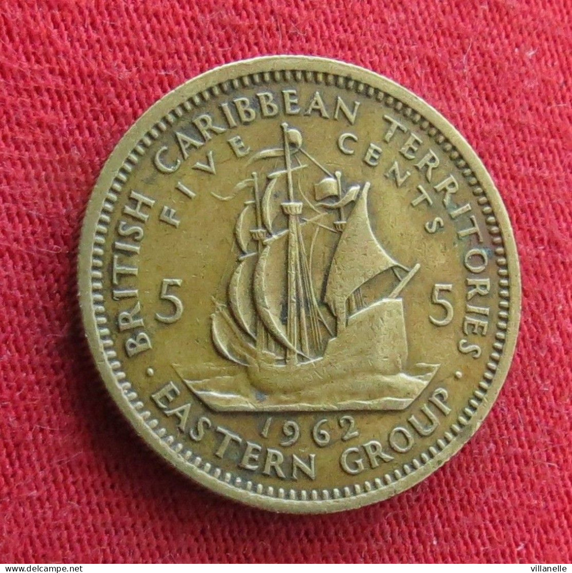 British Caribbean Territories 5 Cents 1962 KM# 4 *VT Caraibas Caraibes Orientales Eastern - Caraibi Britannici (Territori)