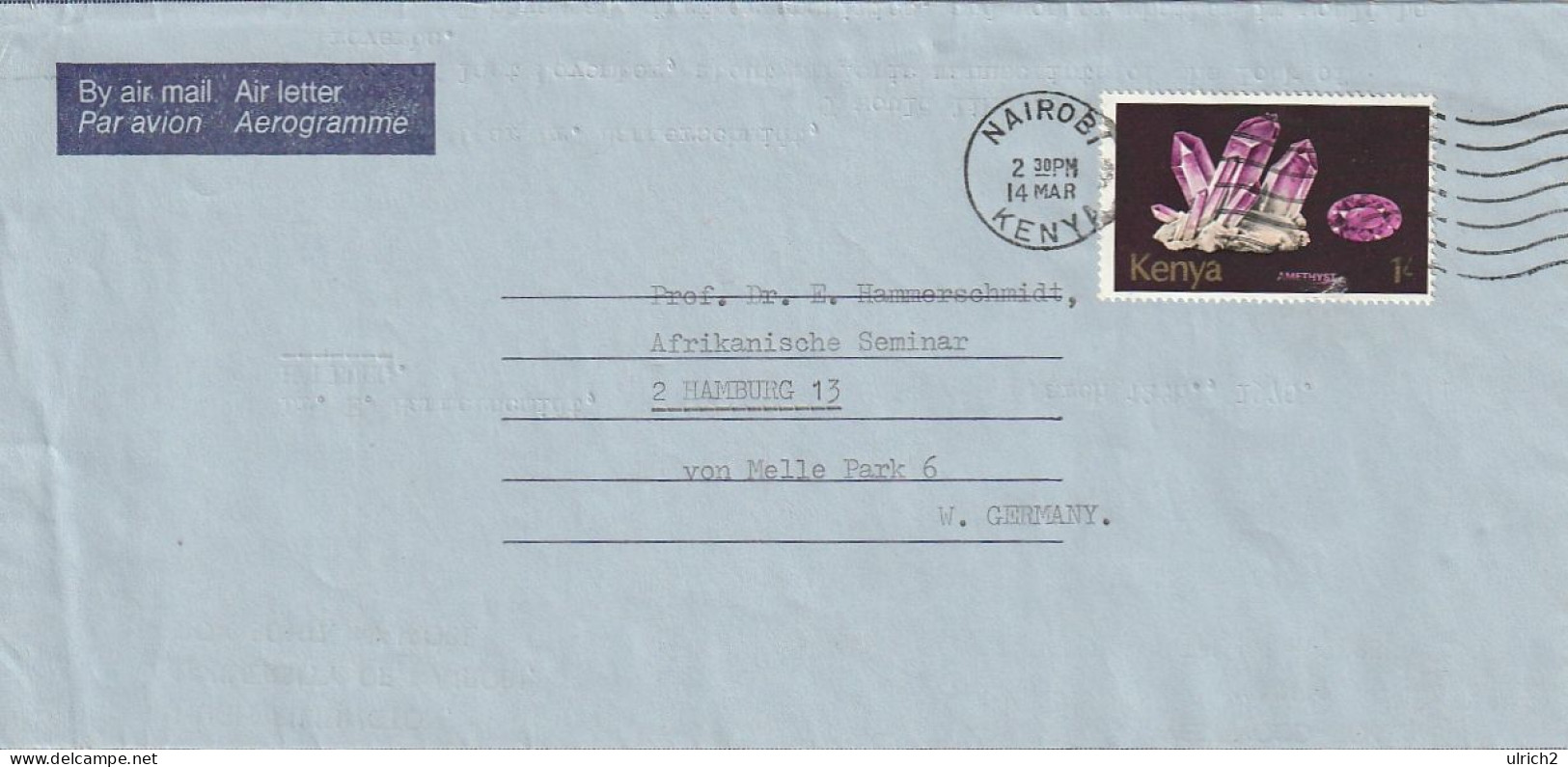 Kenya - Airmail Letter To Germany - 1978 (67349) - Kenya (1963-...)