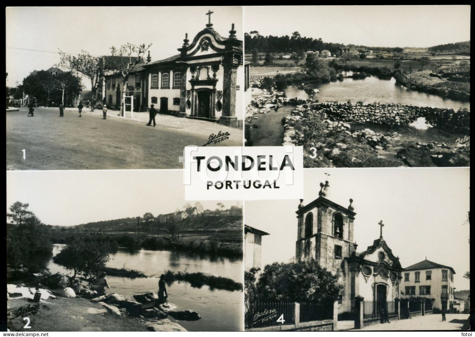 REAL PHOTO POSTCARD VILA DE TONDELA VISEU PORTUGAL CARTE POSTALE - Viseu