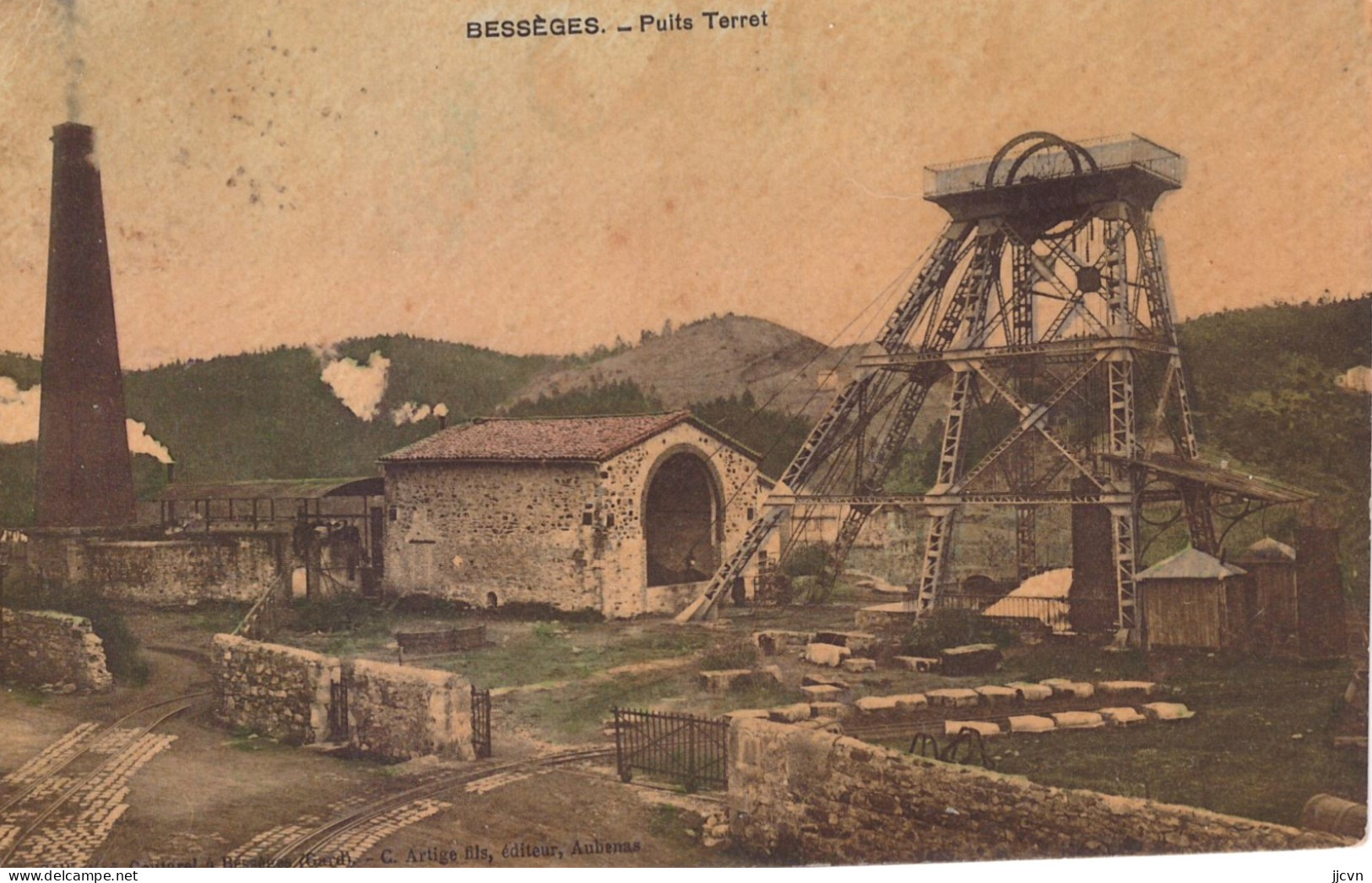 "/" - Gard - 30 - Bessèges - Mines - Houillères Du Bassin Des Cévennes - Puits Terret - Bessèges