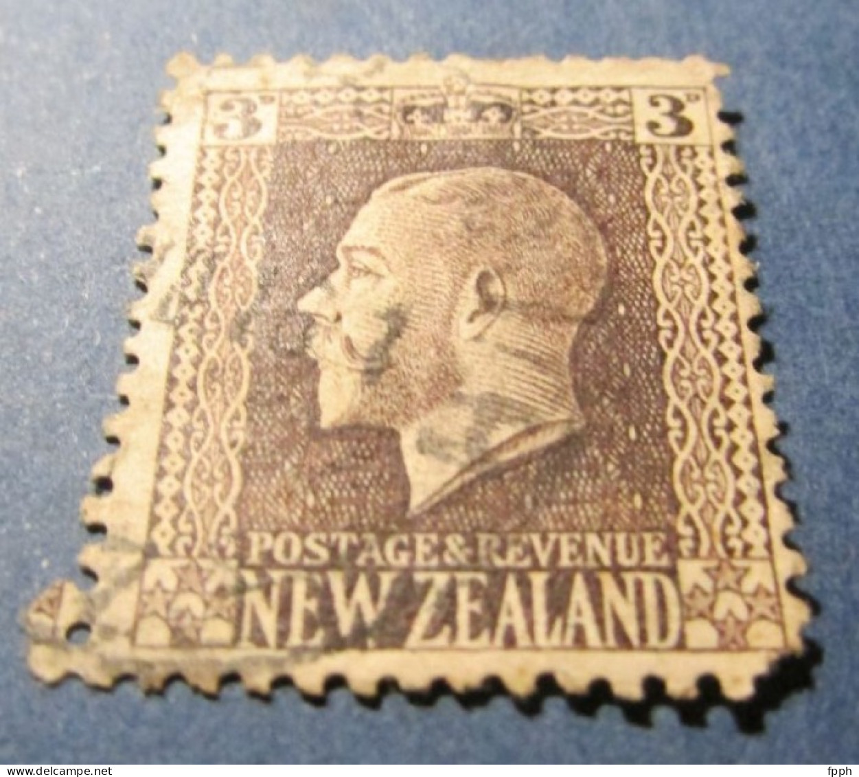 Timbre De Nouvelle Zélande - New Zealand - Georges V - Gebraucht