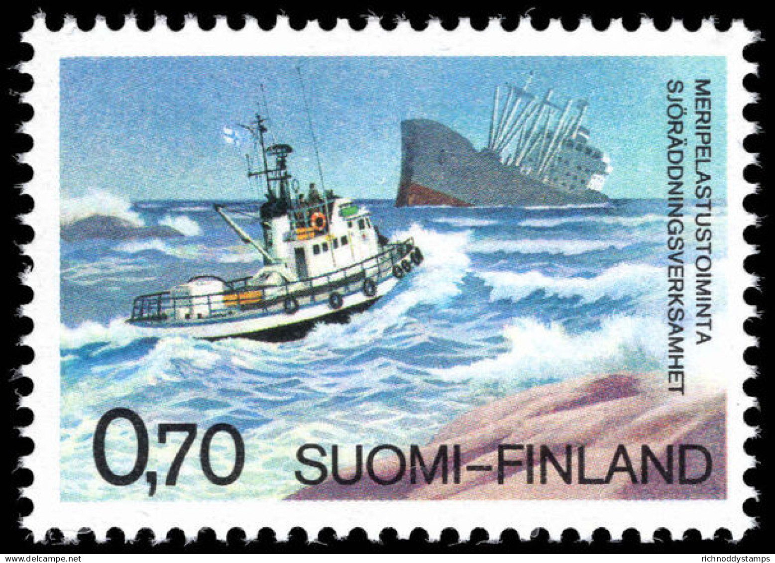 Finland 1975 12th International Salvage Conference Unmounted Mint. - Unused Stamps