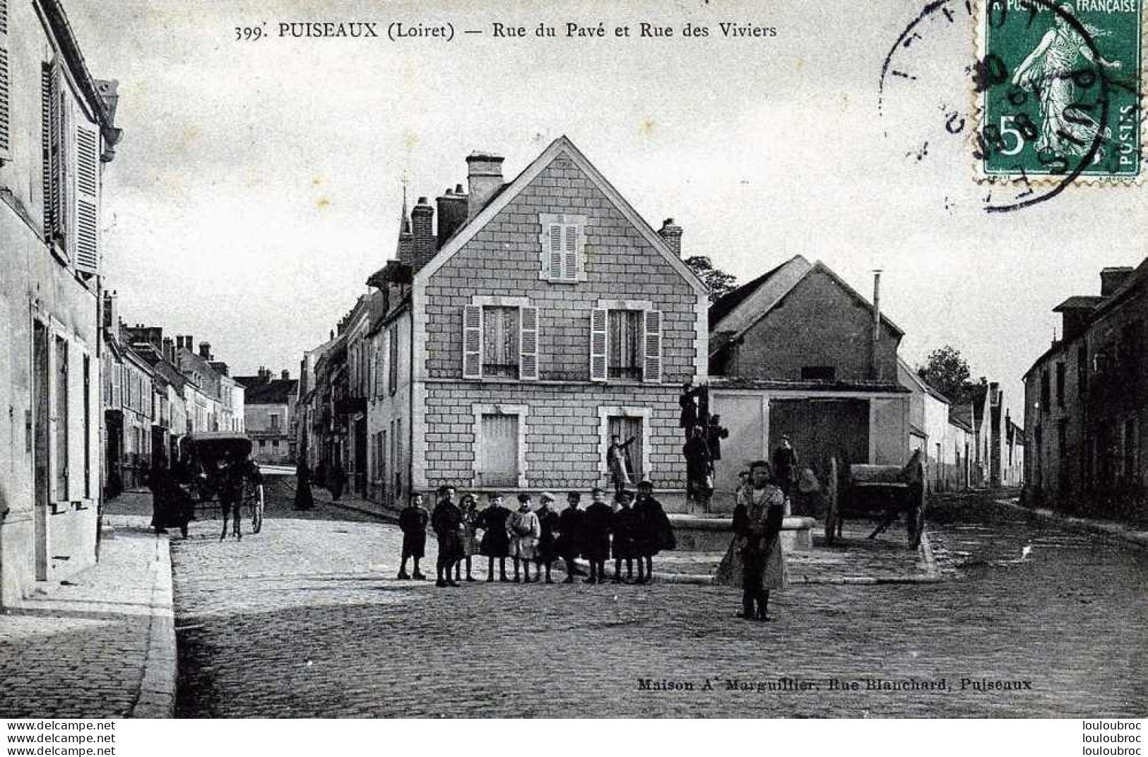 45 PUISEAUX RUE DU PAVE ET RUE DES VIVIERS - Puiseaux