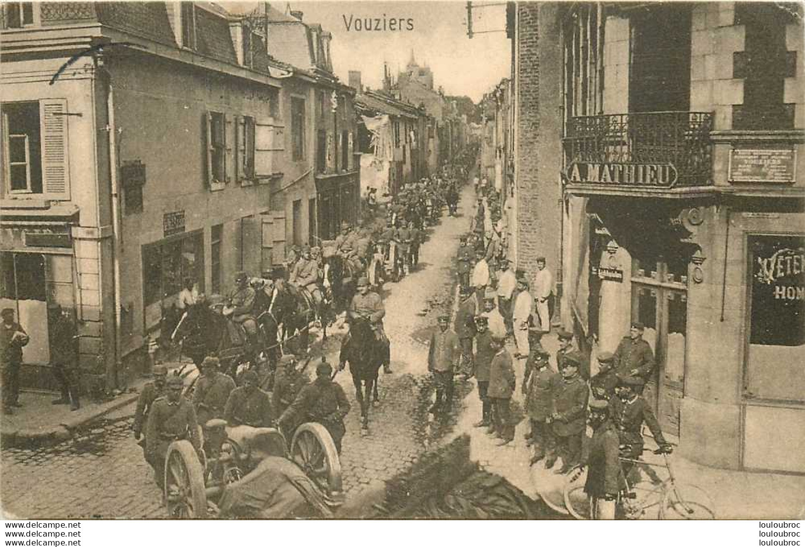 08 VOUZIERS  CARTE ALLEMANDE 01/1916 - Vouziers