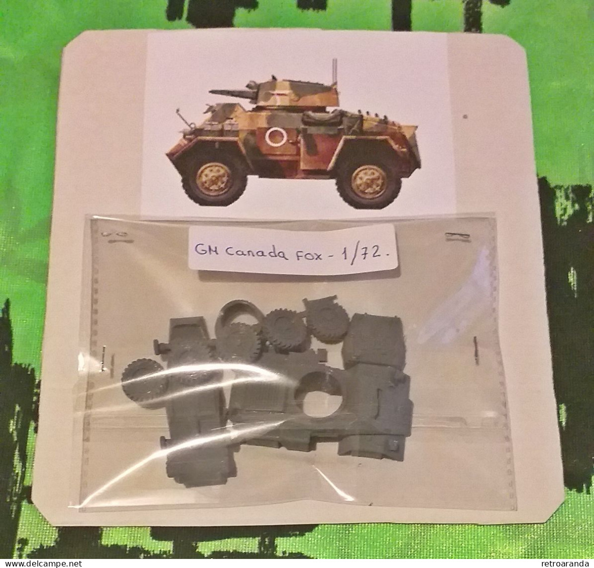 Kit Maqueta Para Montar Y Pintar - Vehículo Militar . Coche Blindado GM Canada Fox - 1/72. - Veicoli Militari