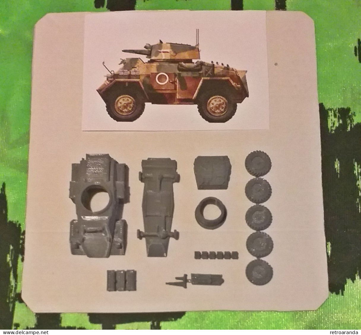 Kit Maqueta Para Montar Y Pintar - Vehículo Militar . Coche Blindado GM Canada Fox - 1/72. - Vehículos Militares